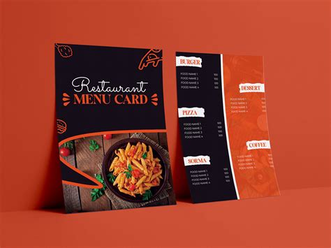 Image result for Restodent Menu Card Design
