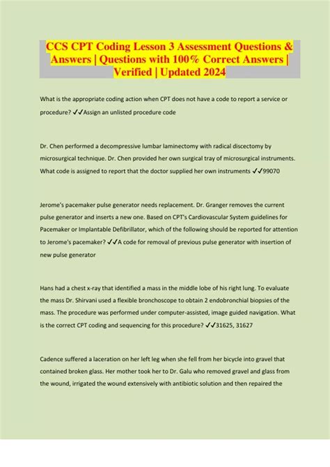 Image result for CPT Medical Coding Questions and Answers