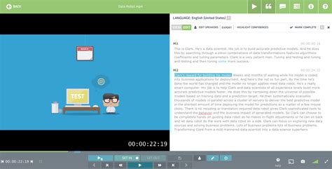 Transcript Editor に対する画像結果