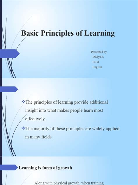 Toradh íomhá ar Science of Learning Principles