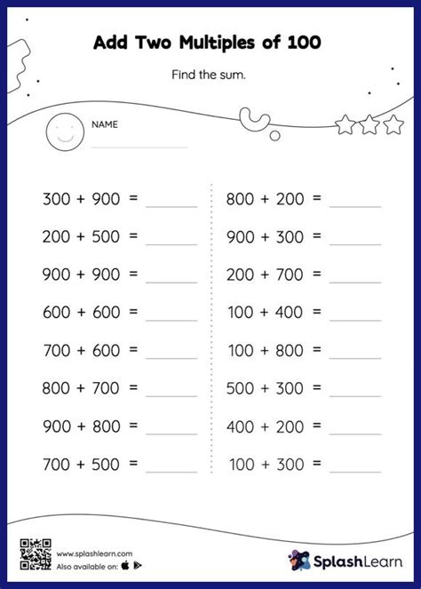 Image result for 100 Problem Math Sheets
