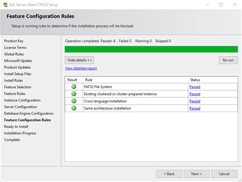 Afbeeldingsresultaten voor SQL Server 2019 Feature Selection