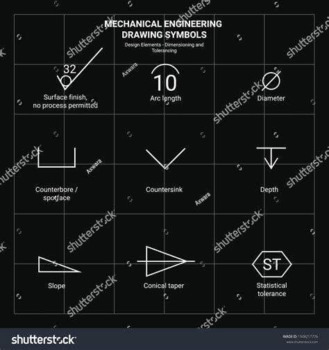 Image result for Engineering Design Drawing Symbols
