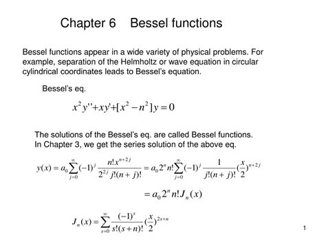 Toradh íomhá ar Bessel Function Solutions Table