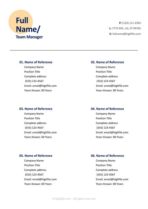 Image result for Reference Sheet Template Drawing