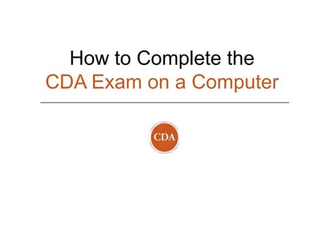Image result for CDA Exam Preparation Guide