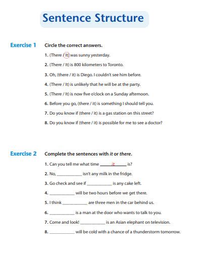 Image result for College Sentence Structure Examples