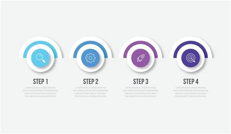 Toradh íomhá ar Step by Step Process Infographic