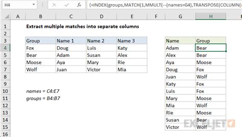 INDEX/MATCH Row and Column Excel に対する画像結果
