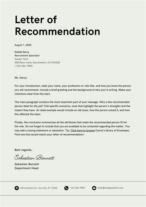 Image result for How to Write a Reference Letter