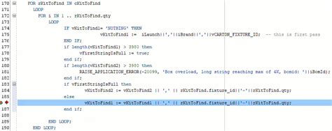 Toradh íomhá ar Looping SQL Logo