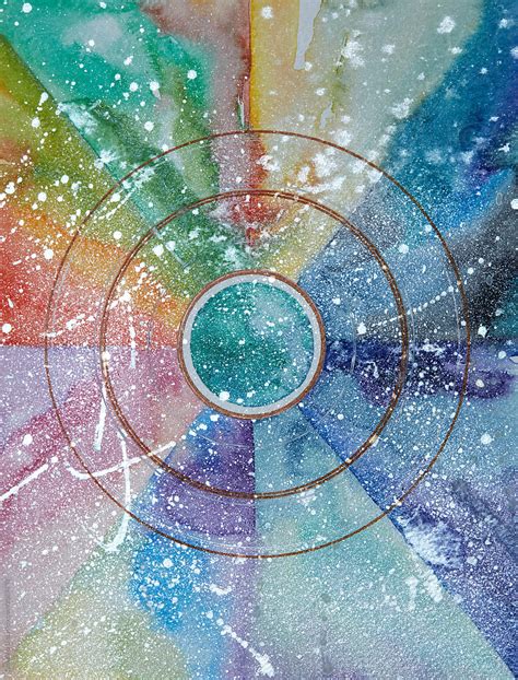 "Hand Drawn Mandala Pattern, With Watercolor Paints And" by Stocksy ...