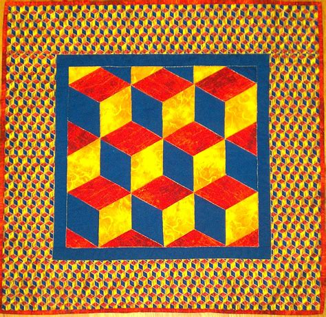 Toradh íomhá ar Tumbling Blocks Pattern