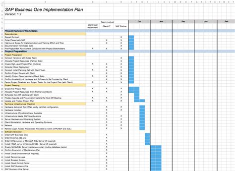 Image result for SAP SD Implementation Project Activity Plan Template