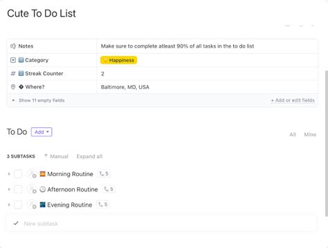 Image result for To Do List Example OneNote