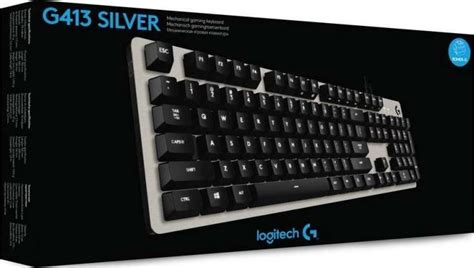Afbeeldingsresultaten voor Logitech G413 Silver Keyboard