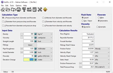 Toradh íomhá ar Porous Orifice Flow Calculation Software