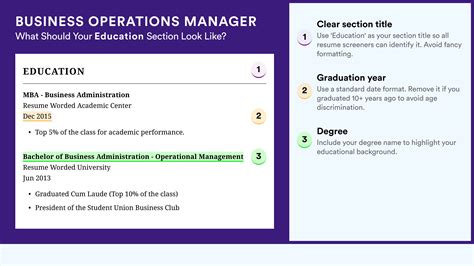 Example of Entry Level Operations Manager Resume に対する画像結果