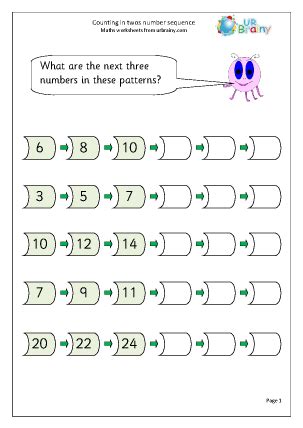 Afbeeldingsresultaten voor Continue the Number Pattern Worksheet
