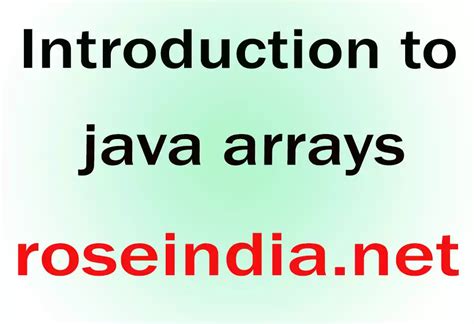 Image result for Introduction to Array in Java