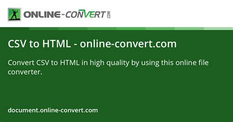 Image result for Convert HTML Report to CSV
