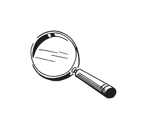 Image result for Magnifying Glass Drawing