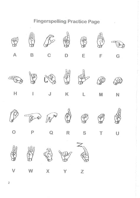 Sign Language Worksheets に対する画像結果