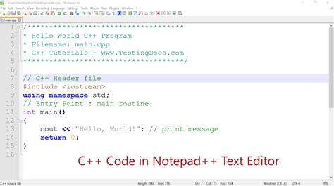 Image result for How to Run Notepad++ Code C
