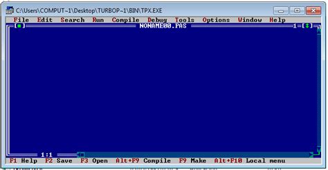 Image result for Turbo Pascal Color Theme