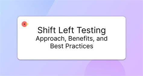 Image result for Shift Left Testing Approach Symbol