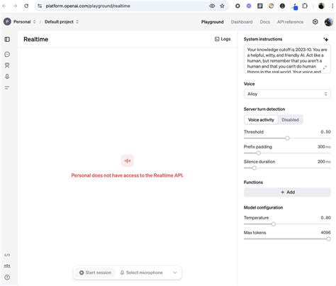 Realtime API に対する画像結果