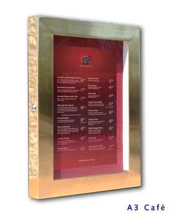 Image result for Menu Display Case