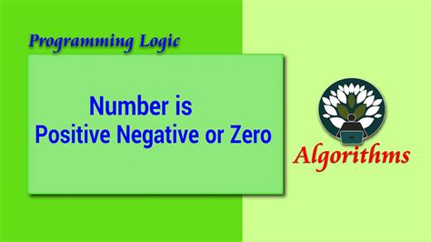 Short Algorithm to Determine If Number Positive or Negative に対する画像結果