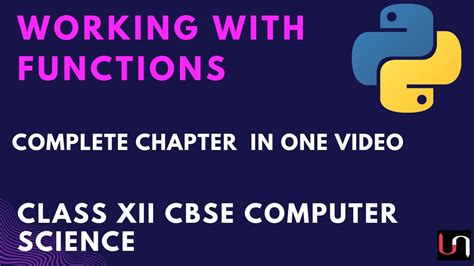 Image result for +Expl of Chapter Working with Function Class XII Computer Science
