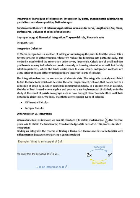 Image result for Calc 2 Integrals