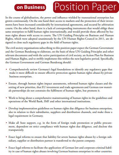 Toradh íomhá ar Simple Position Paper Examples