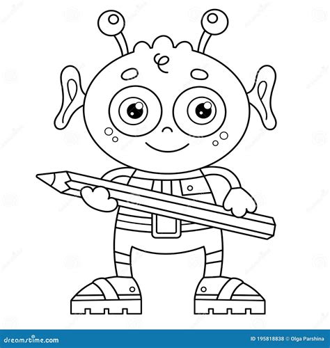 Image result for Alien Outline for Coloring