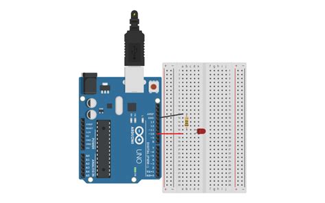 Image result for LED Flasher with Arduino Tinkercad