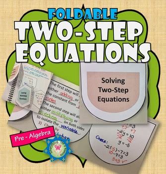Image result for Two-Step Equations Foldable