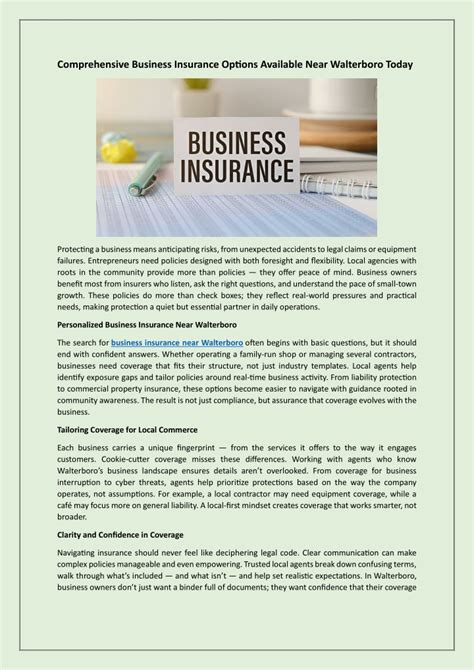 Toradh íomhá ar Comprehensive Business Insurance