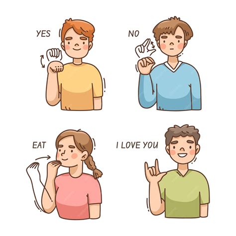 Image result for Sign Language Vector Illustrations