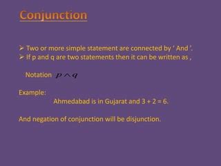 Image result for Conjunction Symbol in Math Examples