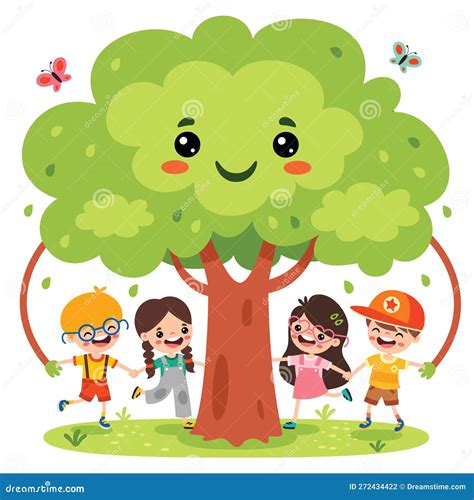 Toradh íomhá ar She Is Under the Tree Cartoon