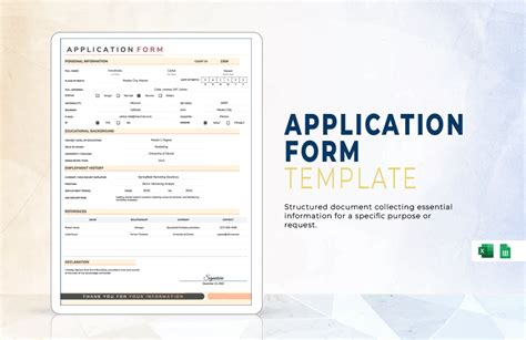 Free Form Templates in Excel to Download