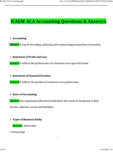 Image result for ICAEW Sample Exam Questions