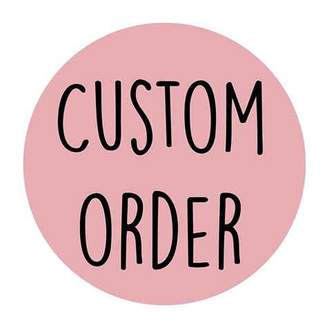 Image result for Images for Custom Order