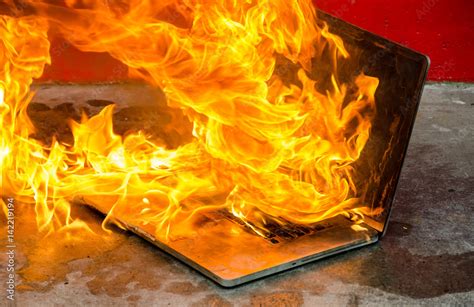 Image result for Computer On Fire