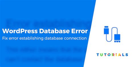 Image result for WP Core Install Error Establishing a Database Connection
