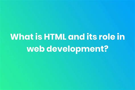 Image result for Importance of HTML in Web Development