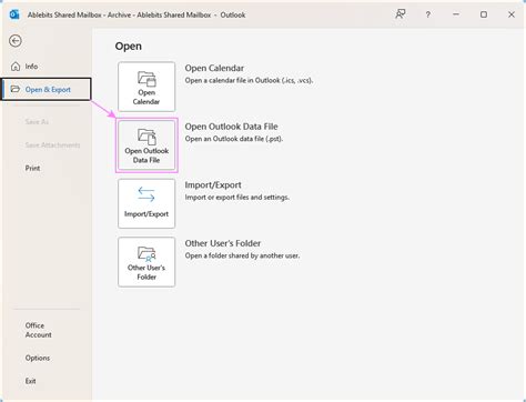 Find Archived Emails Outlook に対する画像結果